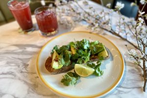 bills’ famous avocado toast with cherry blossom drinks