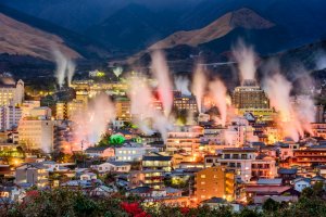 Beppu is often referred to as Japan's hot springs capital