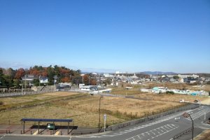 Nagakute Battlefield seen from the Linimo Station.