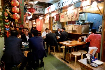 Where the salarymen go for a post-work beer.