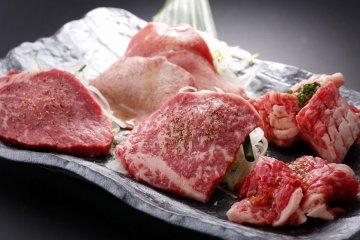 Different cuts of Kenran beef
