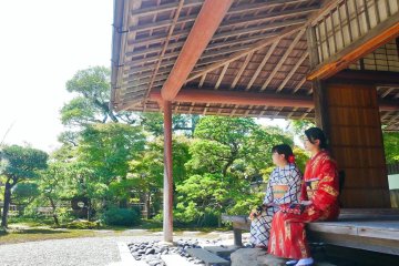 기쿠야 가문 생가의 일본식 정원