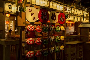 Masks are a popular purchase at Natsu Matsuri (summer festivals))