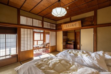 The room where Emperor Taisho stayed over one hundred years ago!