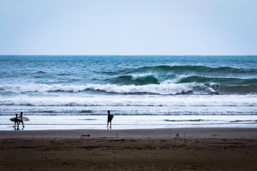 The Pacific Coast of Kyushu has some of the best surfing in Japan