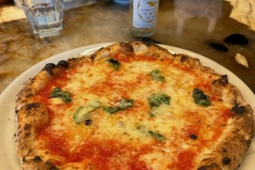 Margherita pizza is simple yet excellent