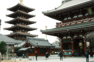 Sensoji and Pagoda