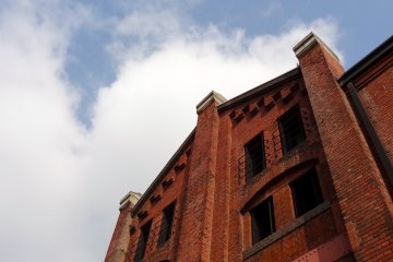 The historical Yokohama Red Brick Warehouse is beautiful to photograph
