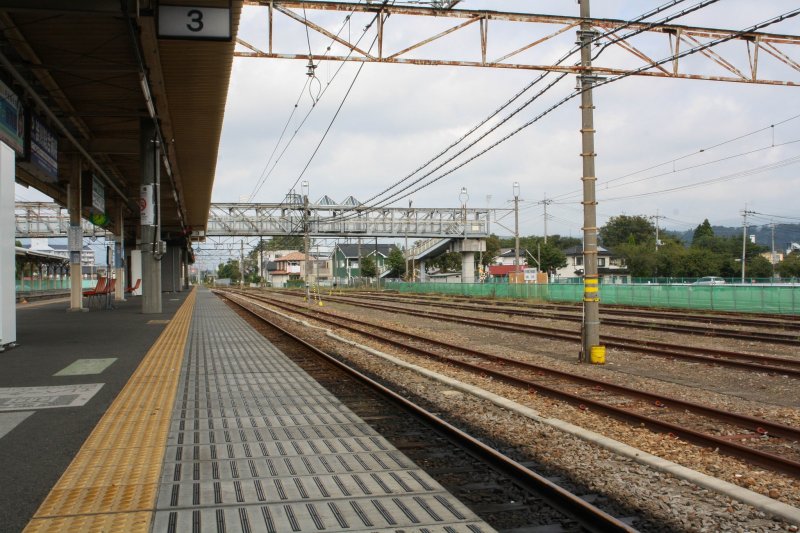 View of the tracks