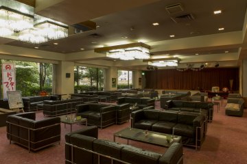 The Café near the lobby is a great place to enjoy a cup of in the afternoon at Hotel Ravie Kawaryo near Ito Station