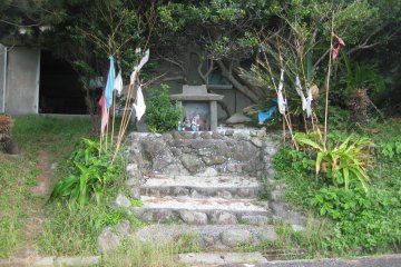 Ebisu's little shrine.
