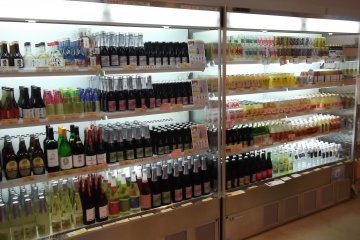 You can pick from scores of different locally produced drinks