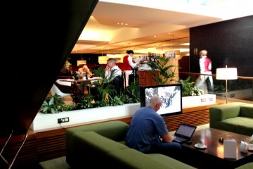 <p>Virgin Atlantic Business Class Lounge and Clubhouse at London Heathrow</p>