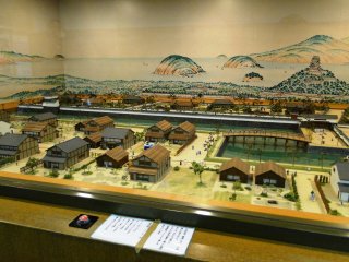 旧城下町の縮尺模型