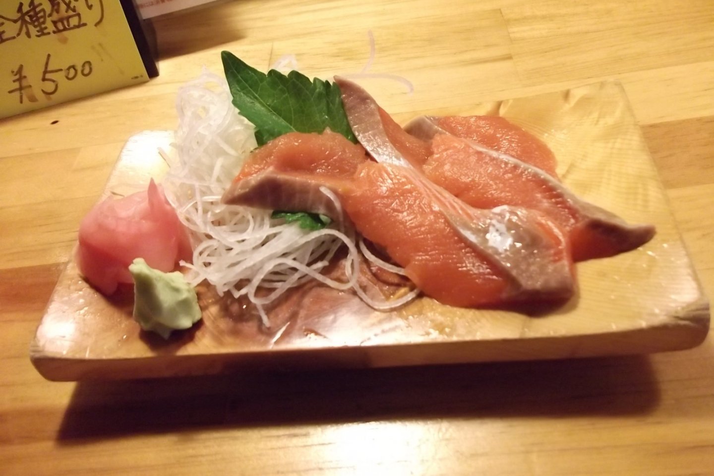 My tasty sashimi