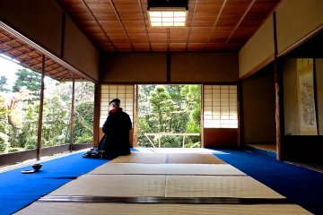 At Waraku-an you can enjoy this quiet space, far from the crowds.