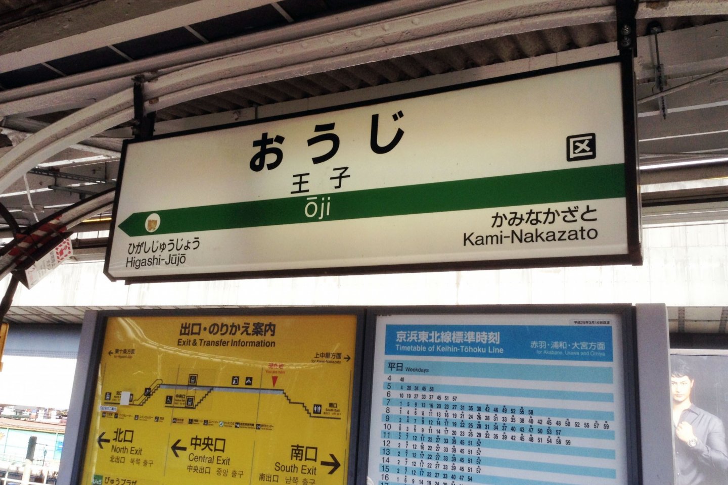 Welcome to Oji station! An area with a history of rice growers, paper makers, and beautiful scenery. 