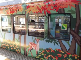 The train from Demachiyanagi&nbsp;to Kurama is quite distinctive