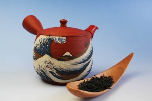 Traditional Japanese tea pot