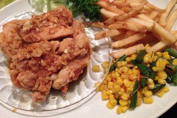 <p>Chicken Bara-Bara is deep fried sliced chicken breasts</p>