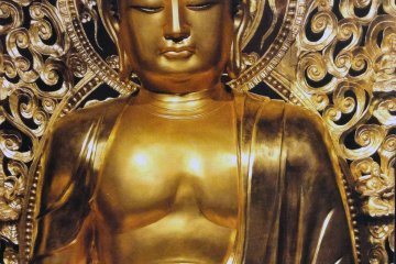 <p>Amida Nyorai is the principle figure of&nbsp;Buddhist Pure Land&nbsp;Sect. This probably one of the most easily recognized Buddhist images. Therefore, it is no surprise to find this plus-sized statue on display.&nbsp;</p>