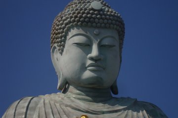 <p>The Nofukuji&nbsp;Temple,&nbsp;which houses the Great Buddha, is located&nbsp;in an unusual suburb, very quiet and virtually no crowds. The idol sits on a lotus flower signifying&nbsp;the most important Sutra of Buddhism, The&nbsp;Lotus Sutra. The Lotus Sutra implies&nbsp;that nothing in world is permanent&nbsp;and the ability for all beings to gain enlightenment.</p>