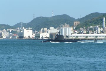 It was a submarine of Japan Defense Force!