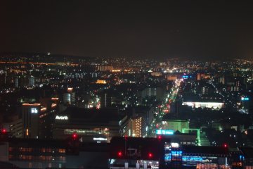 <p>The view at night is equally beautiful; it&#39;s actually&nbsp;the only&nbsp;panoramic view you can have in Kyoto.&nbsp;</p>