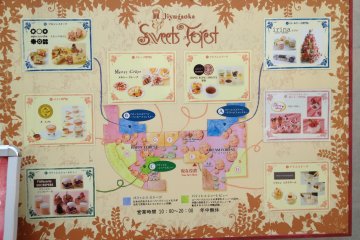 <p>ร้านขนมต่างๆ ใน Sweets Forest</p>