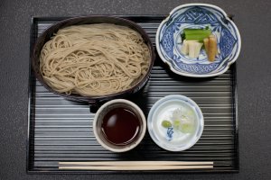Soba noodles, which Nagano is famous for
