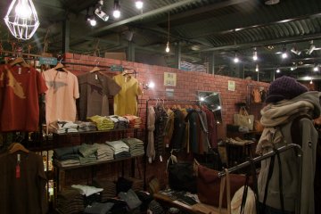 <p>Clothes shopping in the Red Brick Warehouse</p>