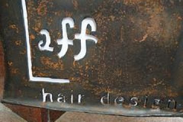 Laff Hair Design Sign