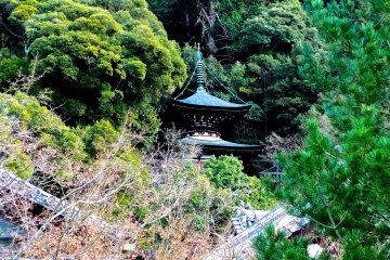 <p>The pagoda. In autumn, this hill is ablaze with beautiful colors</p>